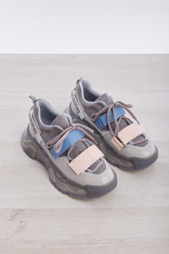 Cırtlı Simli Comfort Kadın Sneaker