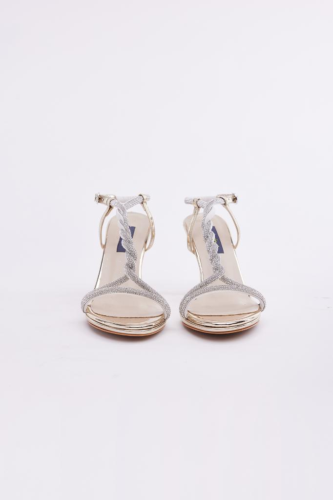 Ayna Taşlı Kadın Topuklu Ayakkabı