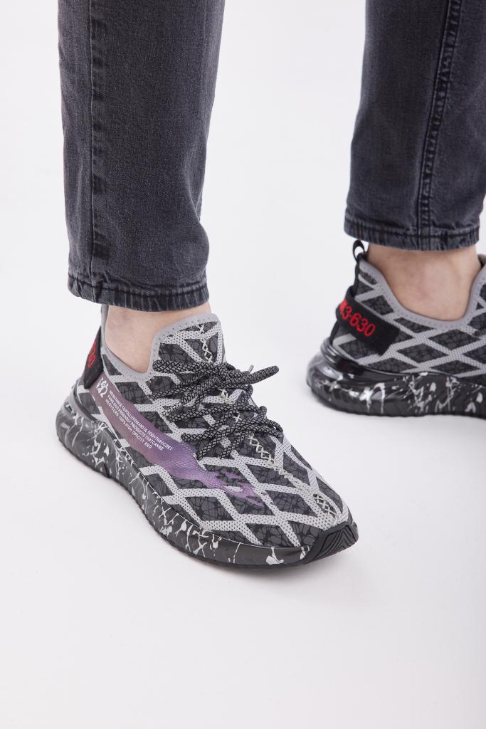 Bağcık Aksesuarlı Erkek Sneaker