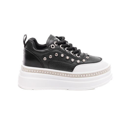 Yüksek Taban Taşlı Kadın Sneaker