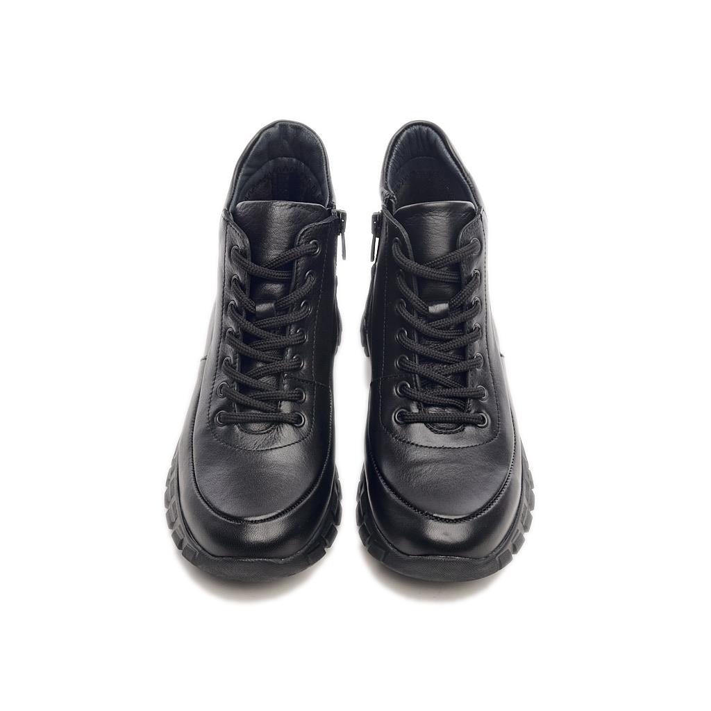 Genuine Leather Zippered Women's Boots