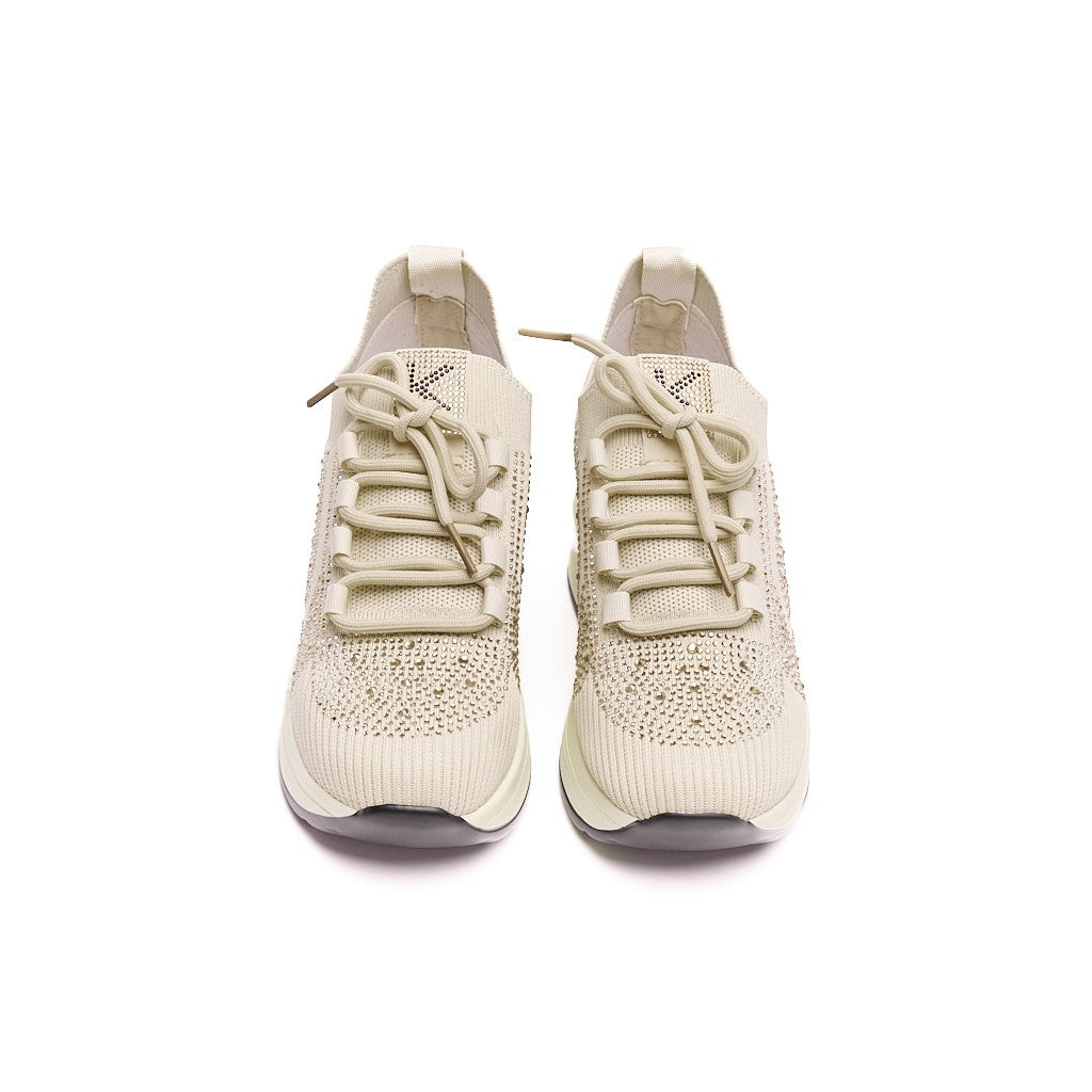 Yüksek Taban Taşlı Kadın Sneaker
