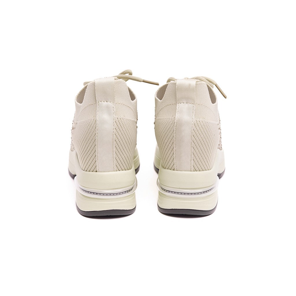 Yüksek Taban Taşlı Kadın Sneaker