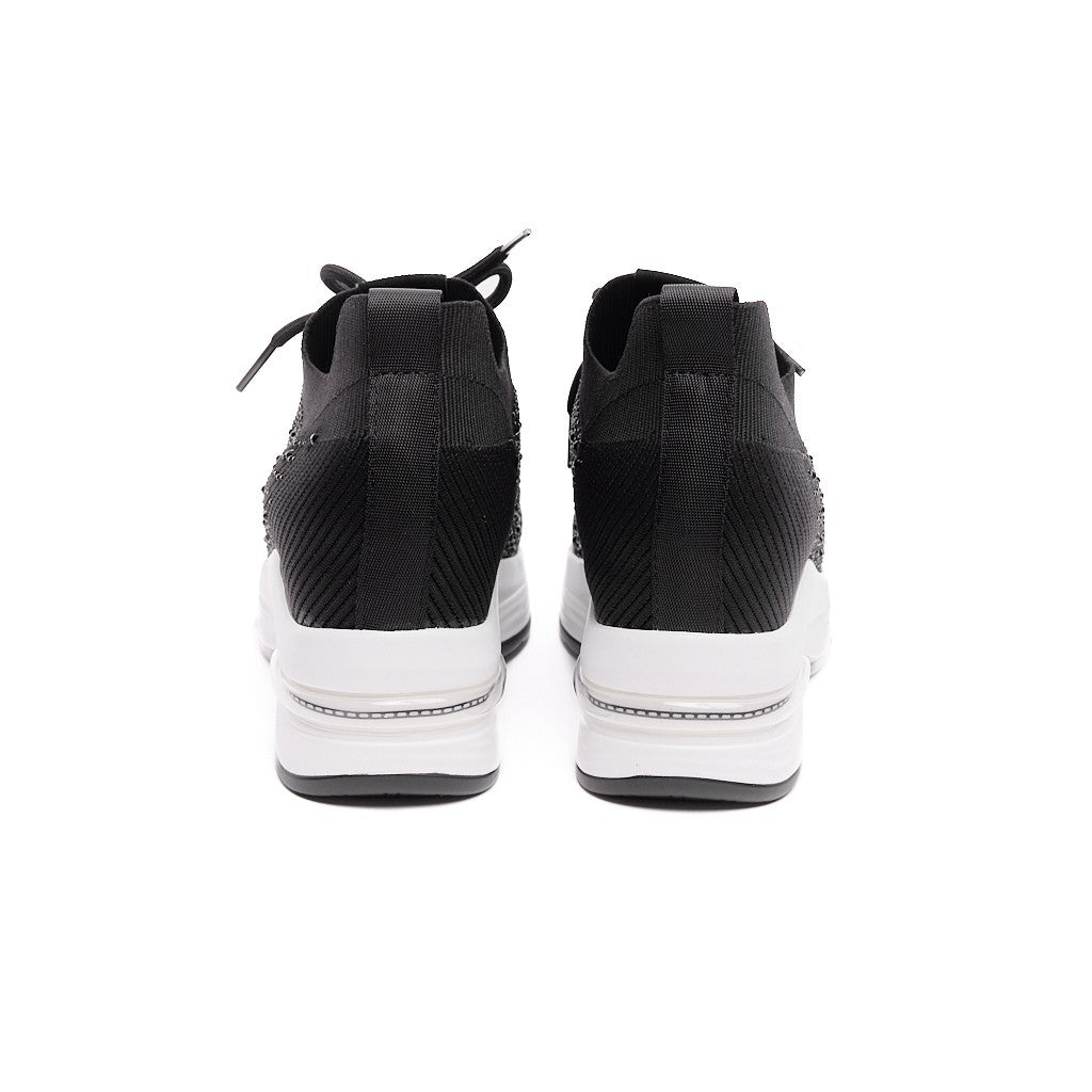 Yüksek Taban Taşlı Kadın Sneaker