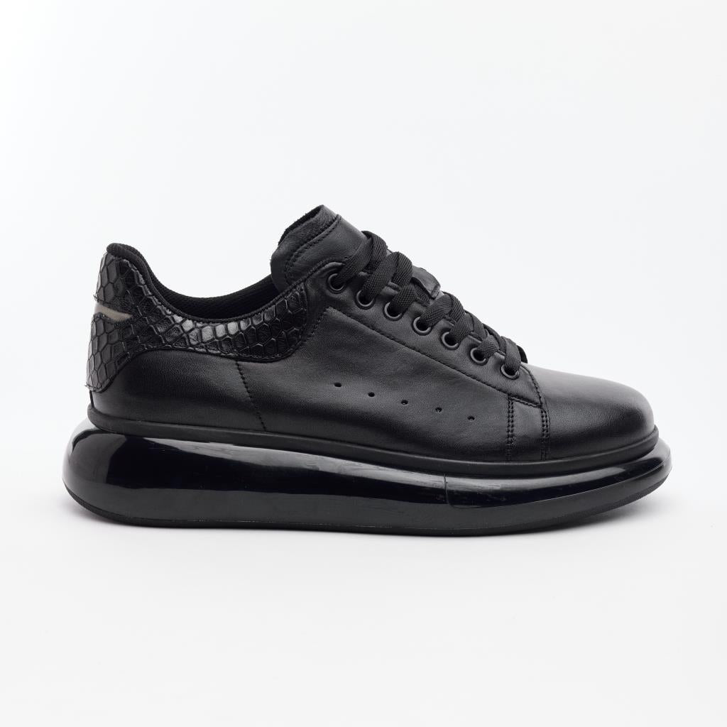 Yüksek Taban Hakiki Deri Erkek Sneaker