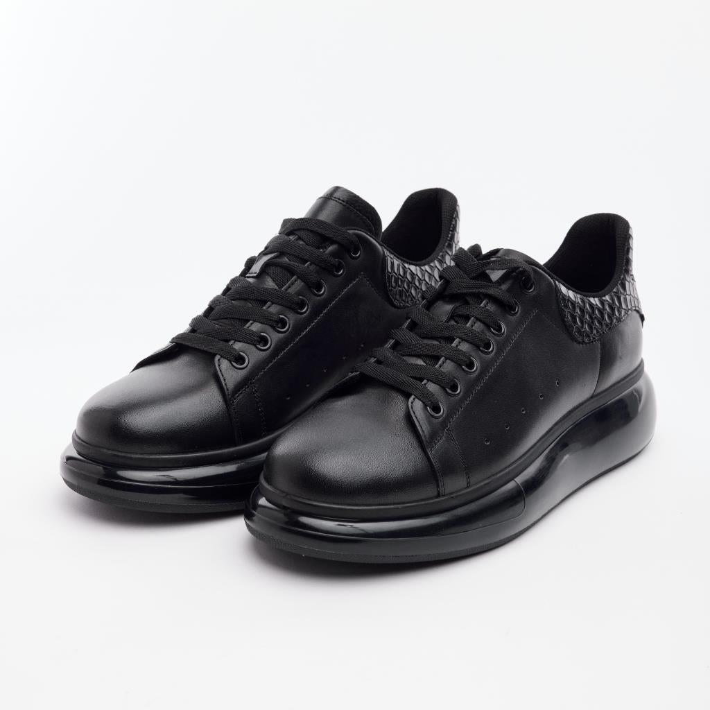 Yüksek Taban Hakiki Deri Erkek Sneaker