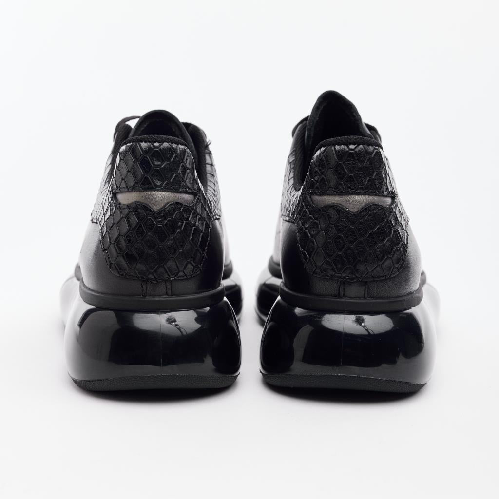 Yüksek Taban Hakiki Deri Erkek Sneaker