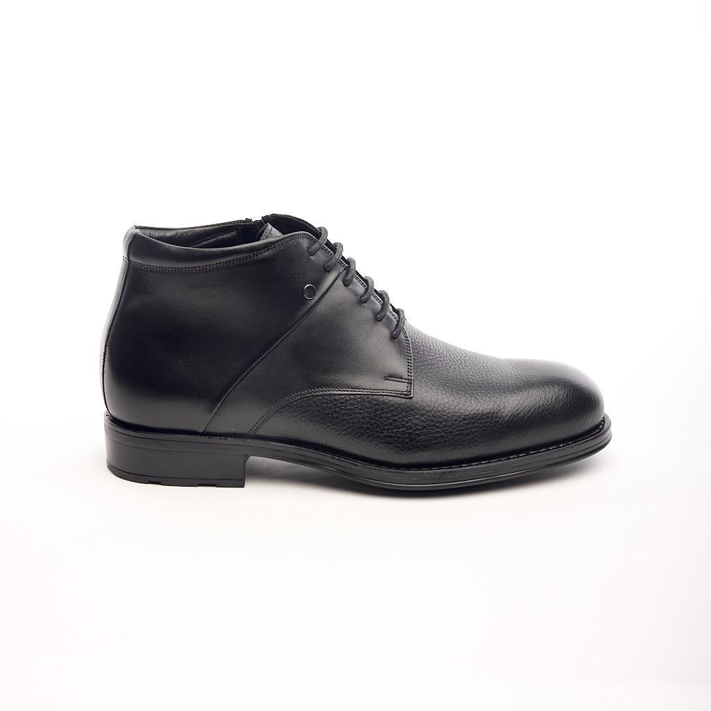 Comfort Sole Zippered Genuine Leather Men's Boots 