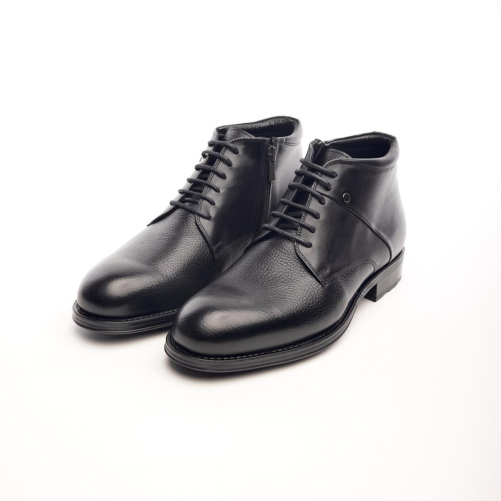 Comfort Sole Zippered Genuine Leather Men's Boots 