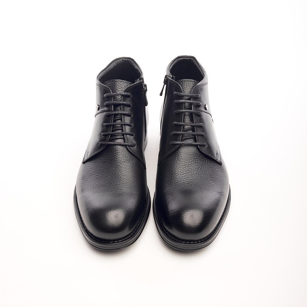 Comfort Sole Zippered Genuine Leather Men's Boots 