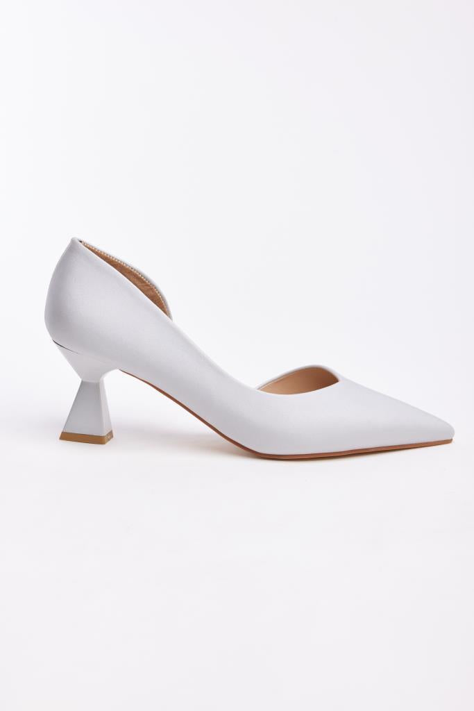 Low Heel Satin Women's Stiletto
