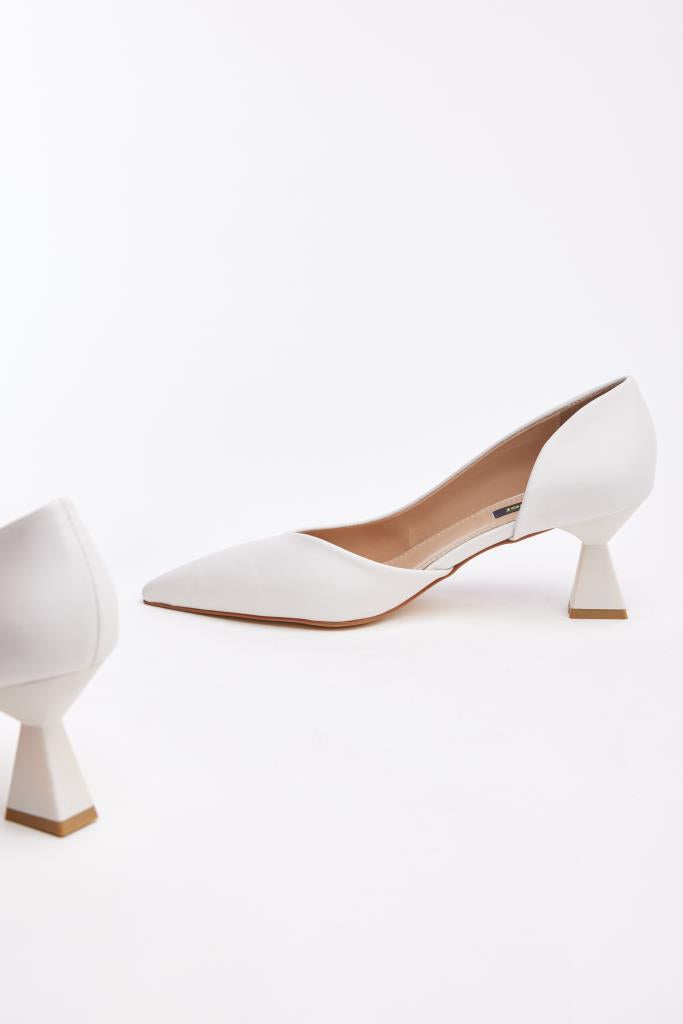 Low Heel Satin Women's Stiletto