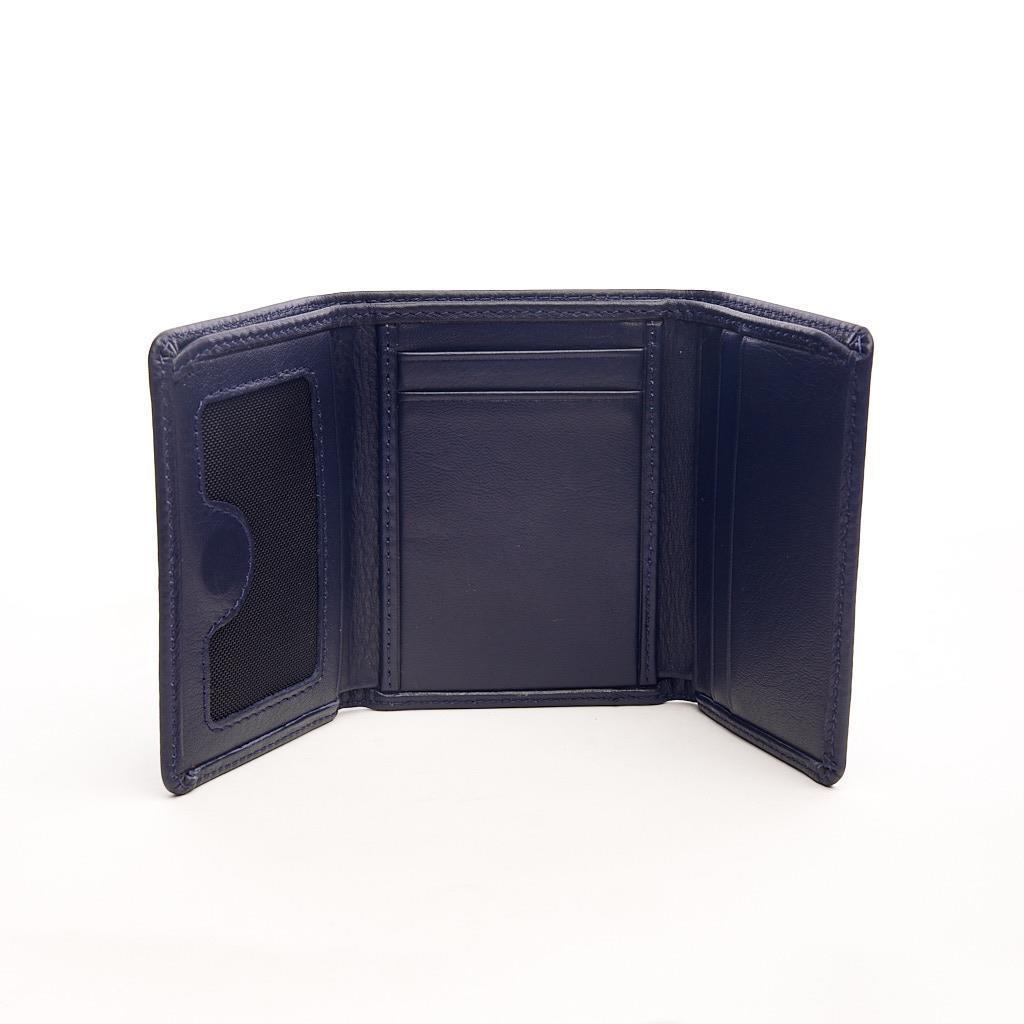 Genuine Leather Vertical Wallet with Card Holder and Money Compartment