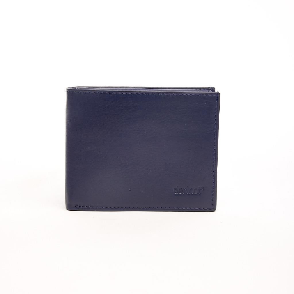 Genuine Leather Horizontal Wallet with Card Holder and Money Compartment