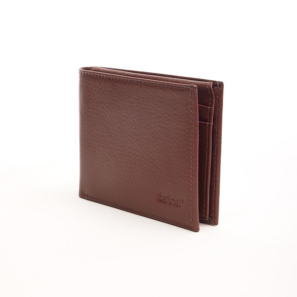 Genuine Leather Horizontal Wallet with Card Holder and Money Compartment