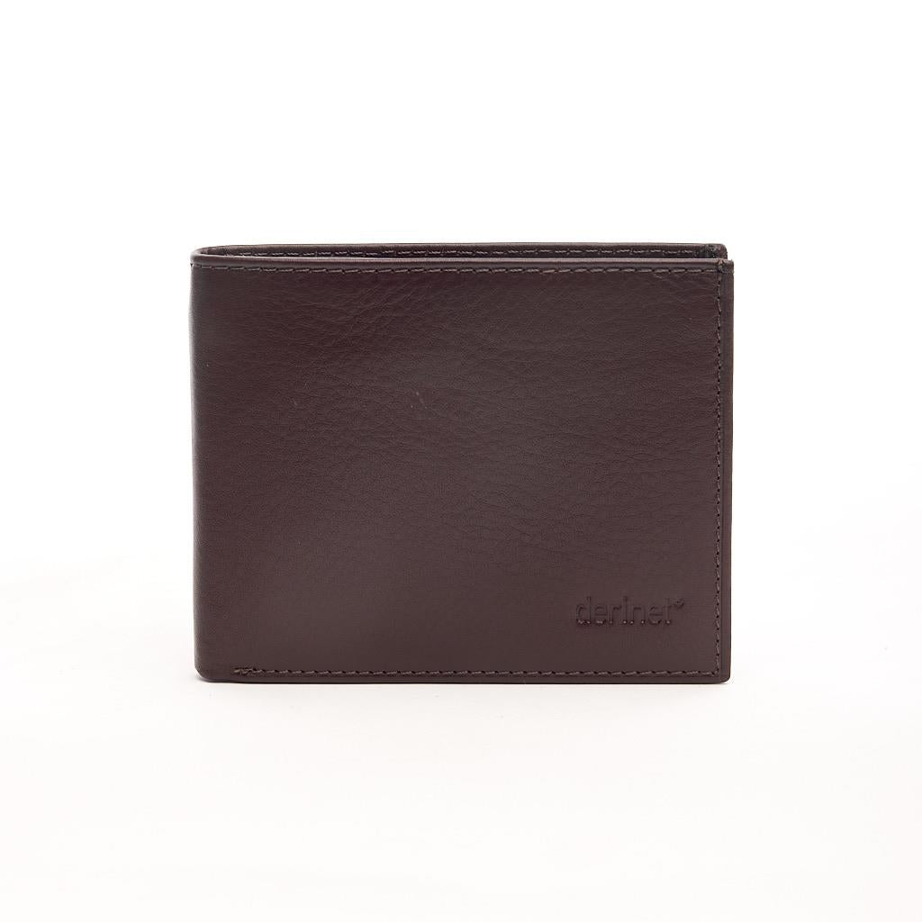 Genuine Leather Horizontal Wallet with Card Holder and Money Compartment