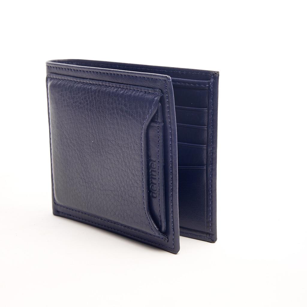 Genuine Leather Horizontal Wallet with Card Holder and Money Compartment