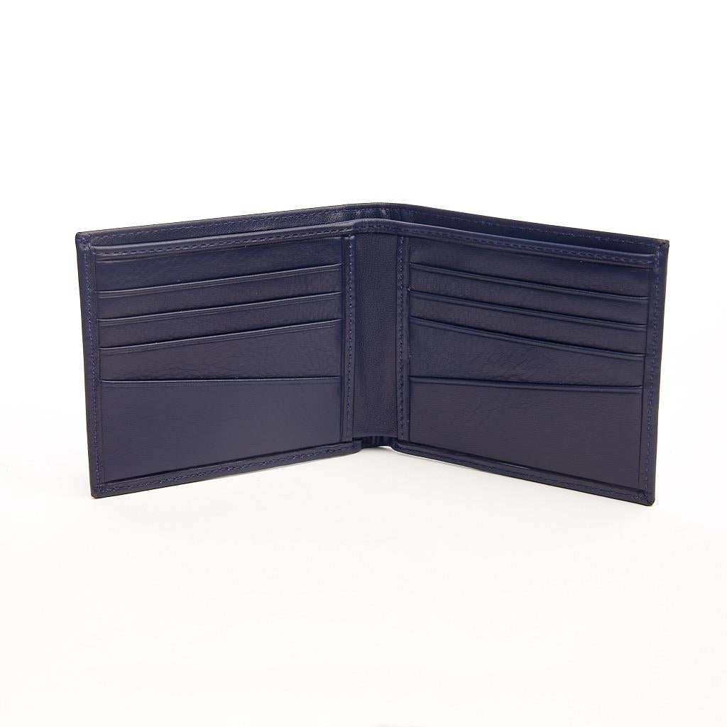 Genuine Leather Horizontal Wallet with Card Holder and Money Compartment