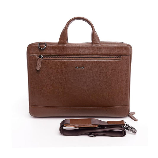 Genuine Leather Shoulder Strap Briefcase &amp; Laptop Bag 