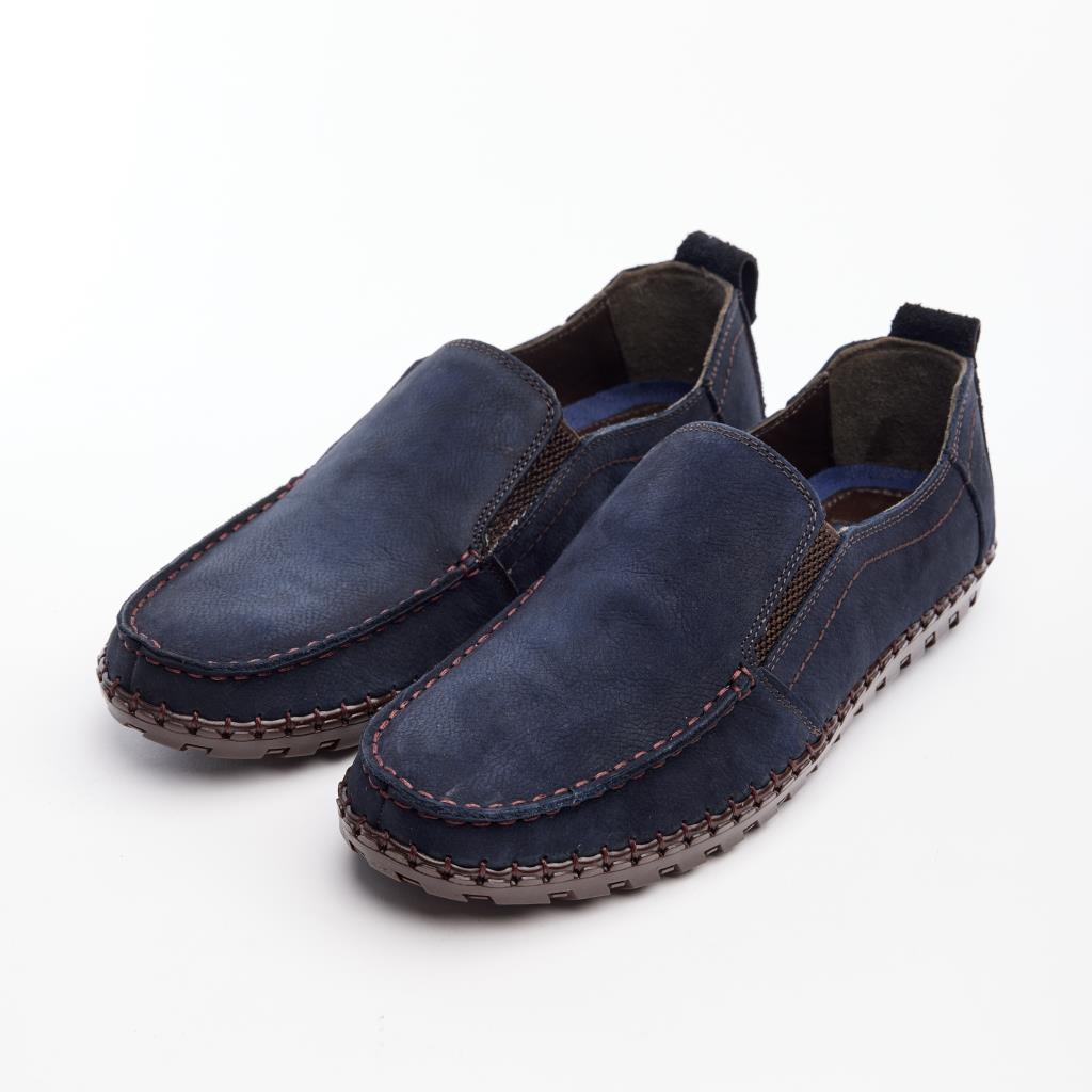 Comfort Hakiki Deri Bağcıksız Erkek Casual Ayakakabı
