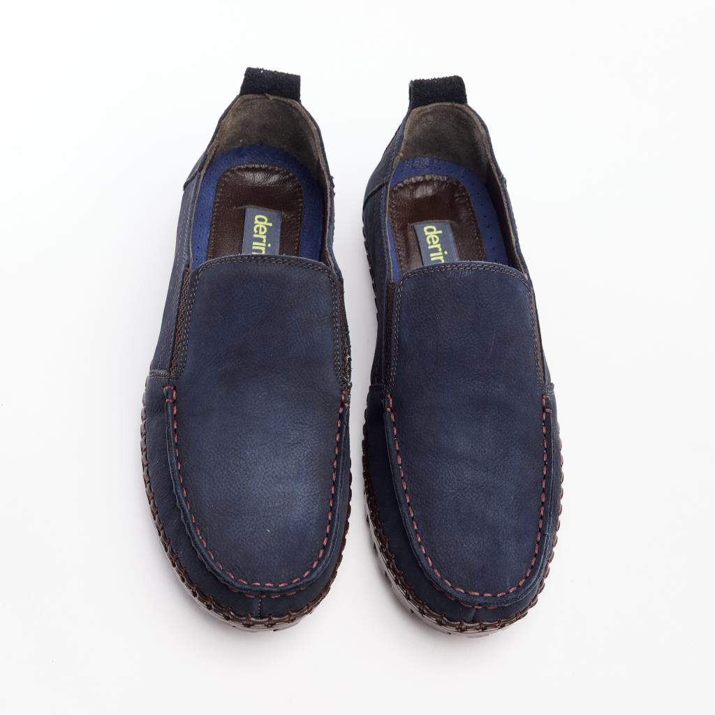Comfort Hakiki Deri Bağcıksız Erkek Casual Ayakakabı