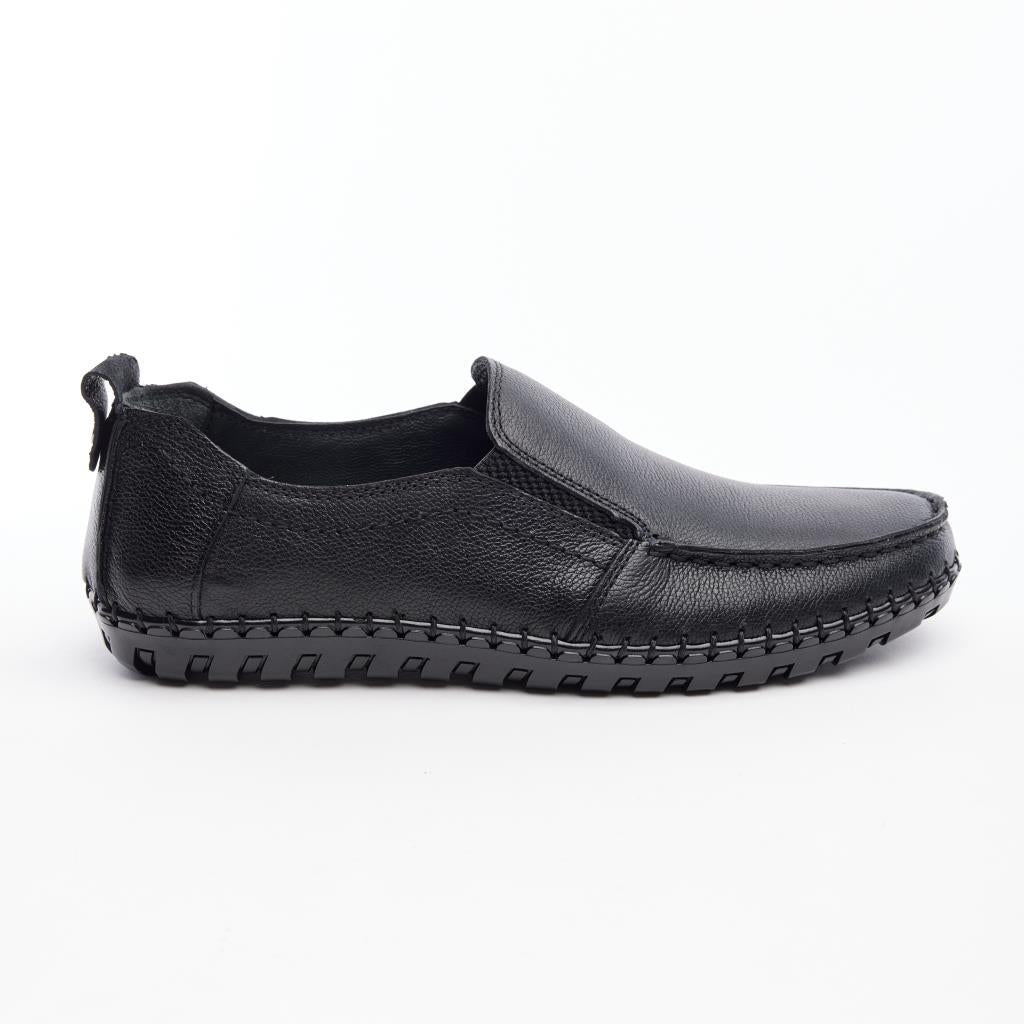 Comfort Hakiki Deri Bağcıksız Erkek Casual Ayakakabı