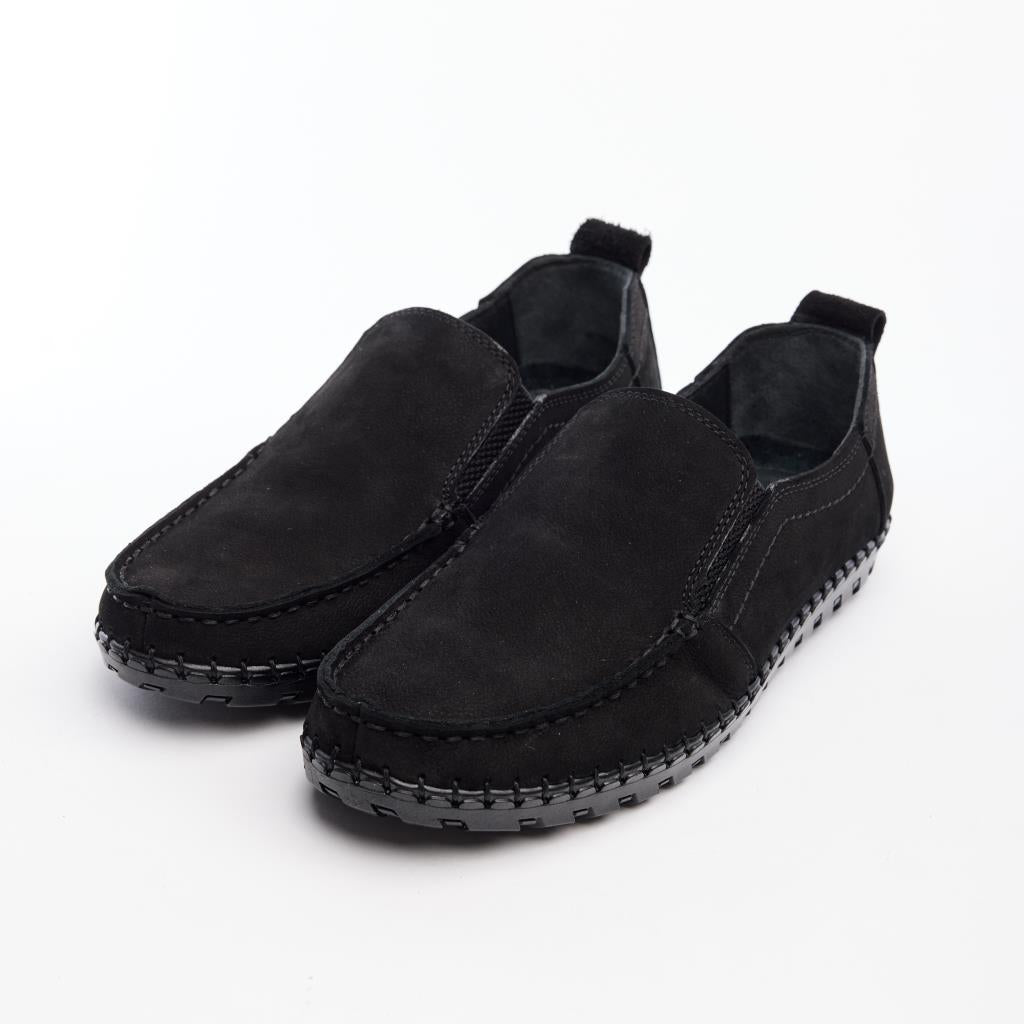 Comfort Hakiki Deri Bağcıksız Erkek Casual Ayakakabı