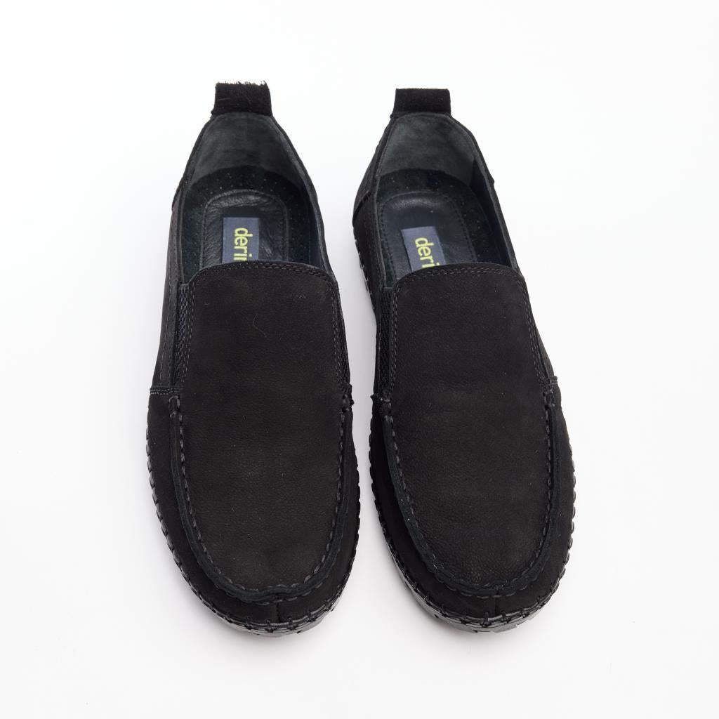 Comfort Hakiki Deri Bağcıksız Erkek Casual Ayakakabı