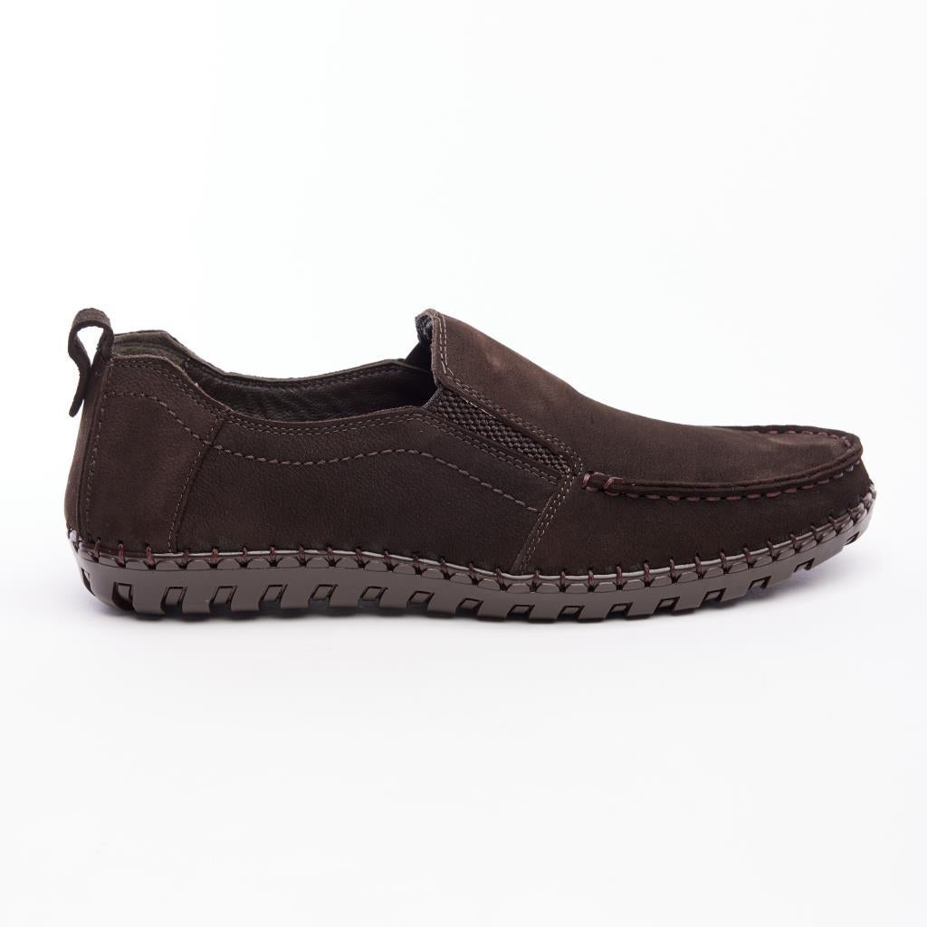Comfort Hakiki Deri Bağcıksız Erkek Casual Ayakakabı