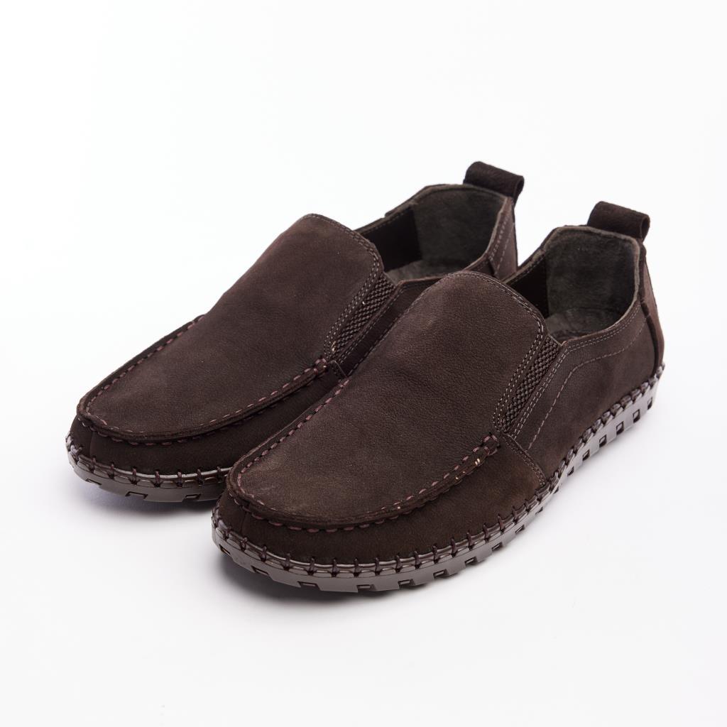 Comfort Hakiki Deri Bağcıksız Erkek Casual Ayakakabı