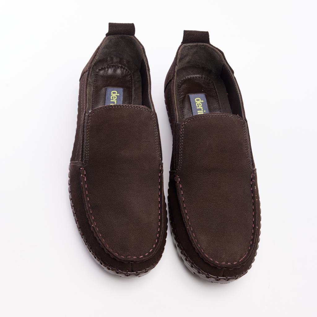 Comfort Hakiki Deri Bağcıksız Erkek Casual Ayakakabı