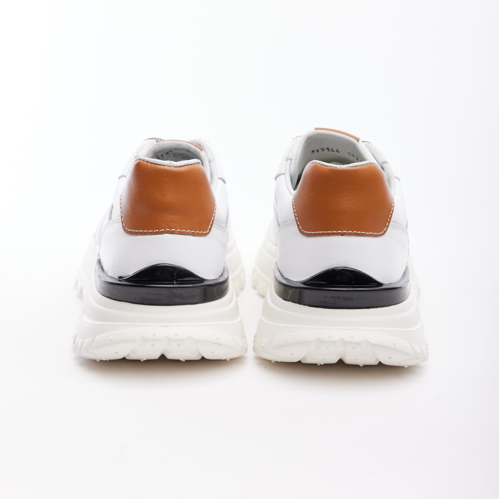 Hakiki Deri Yüksek Taban Erkek Sneaker