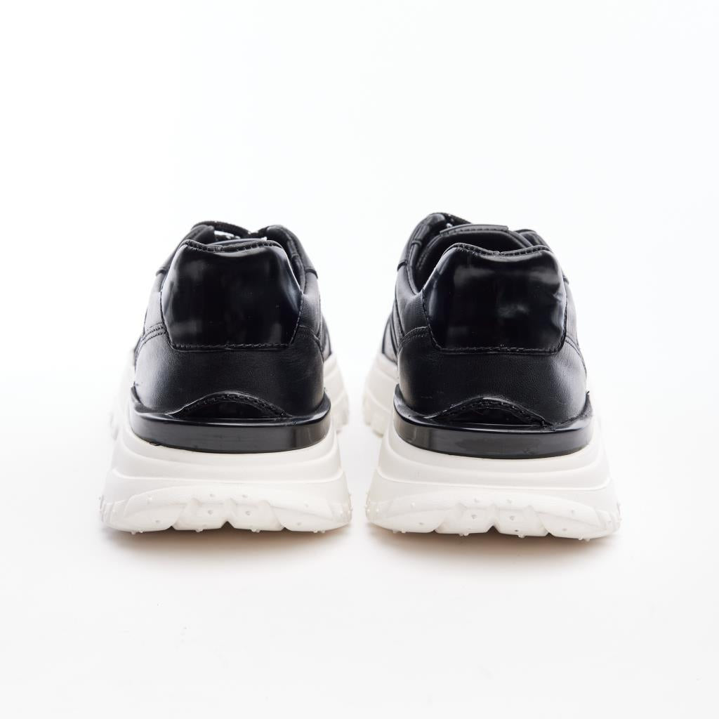 Hakiki Deri Yüksek Taban Erkek Sneaker