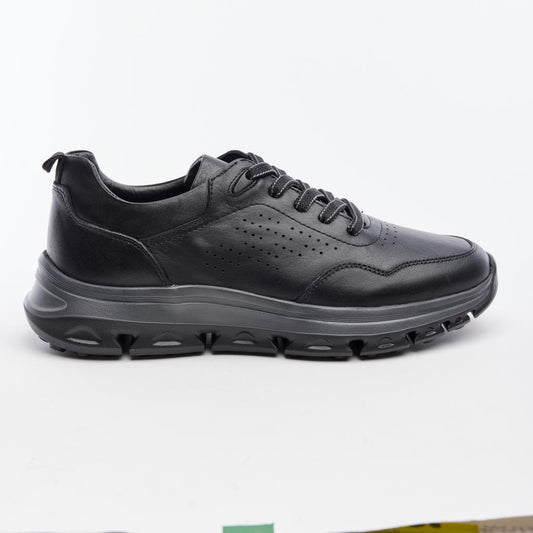 Genuine Leather Comfort Sole Men's Sneakers