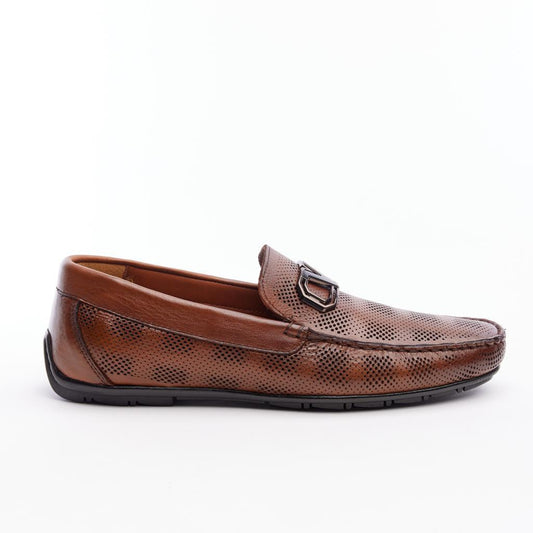 Hakiki Deri Tokalı Erkek Loafer Ayakkabı