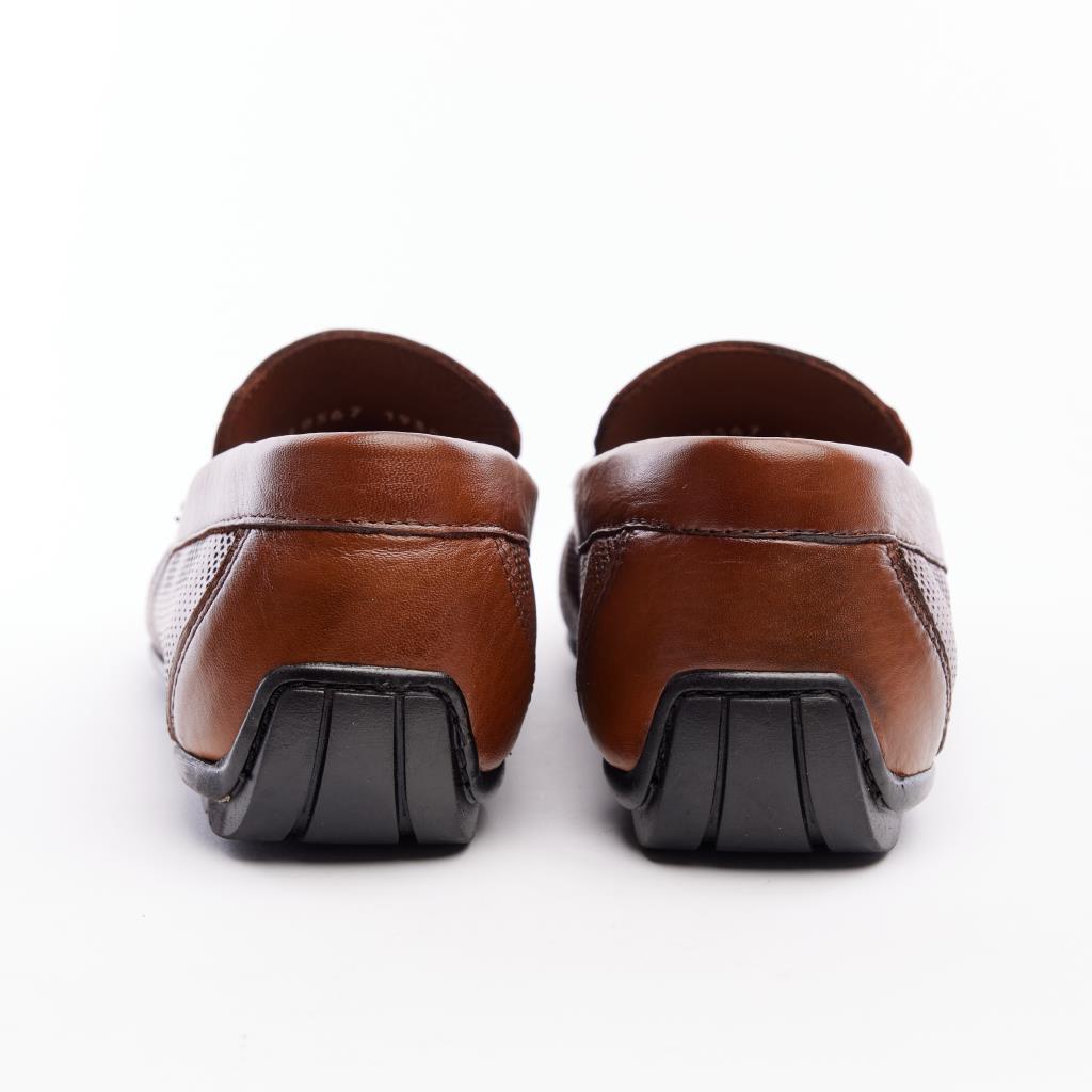 Hakiki Deri Tokalı Erkek Loafer Ayakkabı