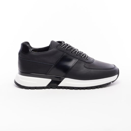 Lace-Up Genuine Leather Men's Sneakers 