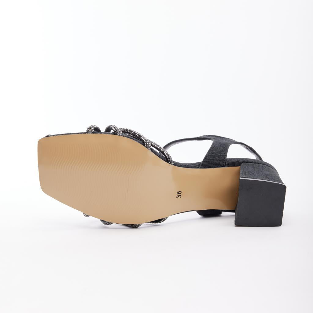 Women's Evening Shoes with Ankle Straps 
