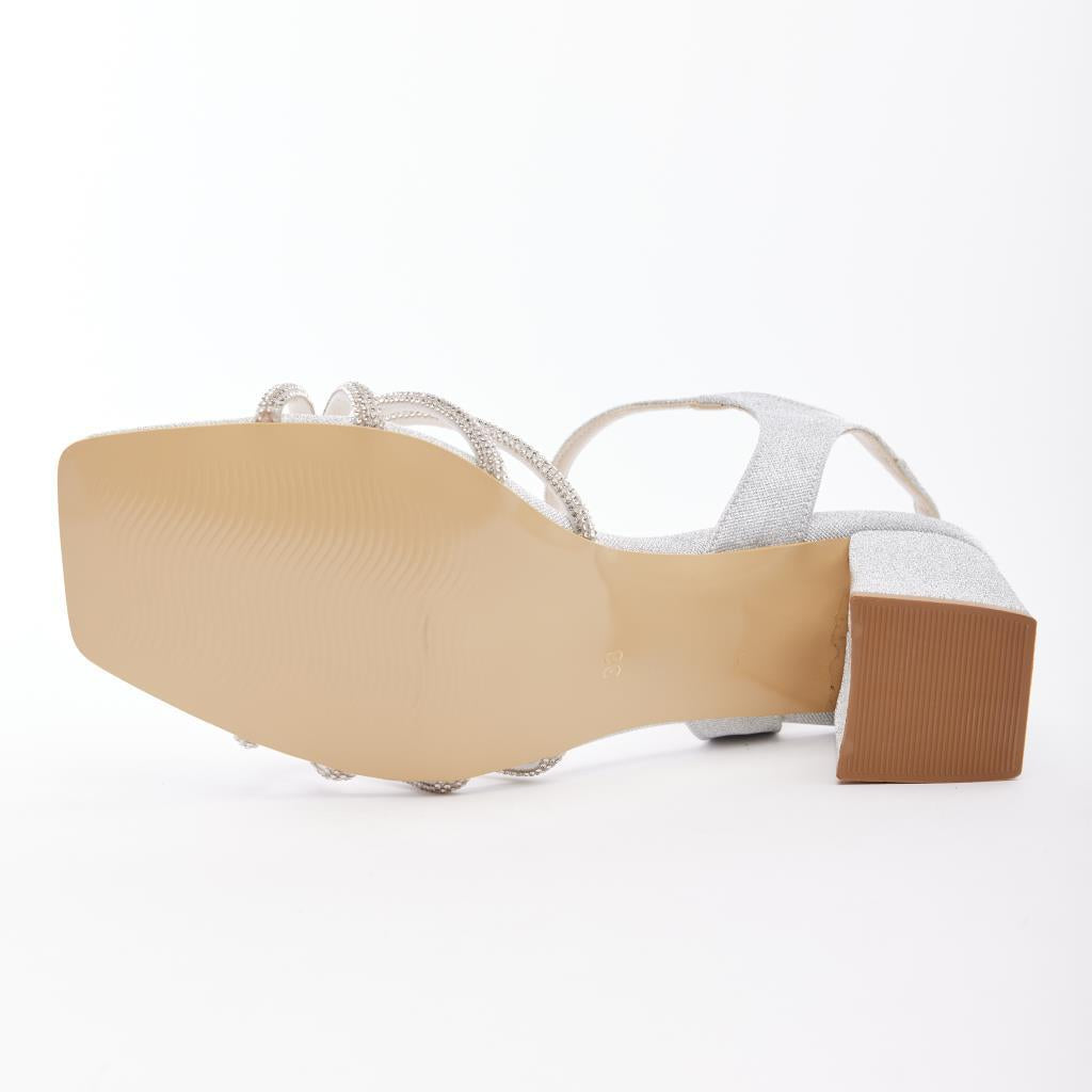 Women's Evening Shoes with Ankle Straps 