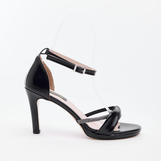 Ankle Strap Stoned Women's Evening Shoes 