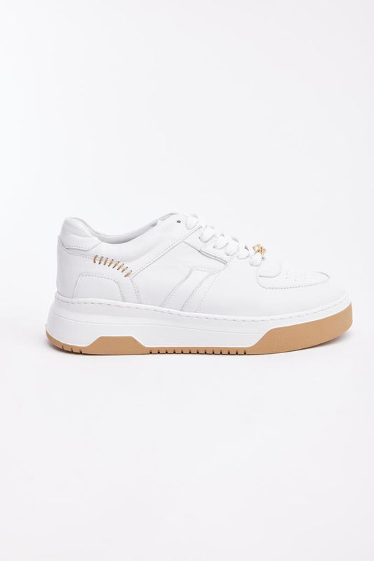 Yüksek Taban Hakiki Deri Kadın Sneaker