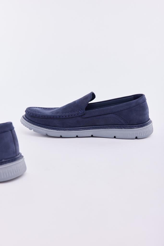 Hakiki Deri Nubuk Erkek Loafer Ayakkabı