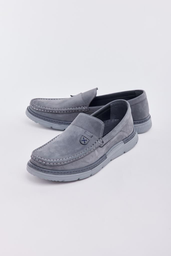 Hakiki Deri Nubuk Erkek Loafer Ayakkabı