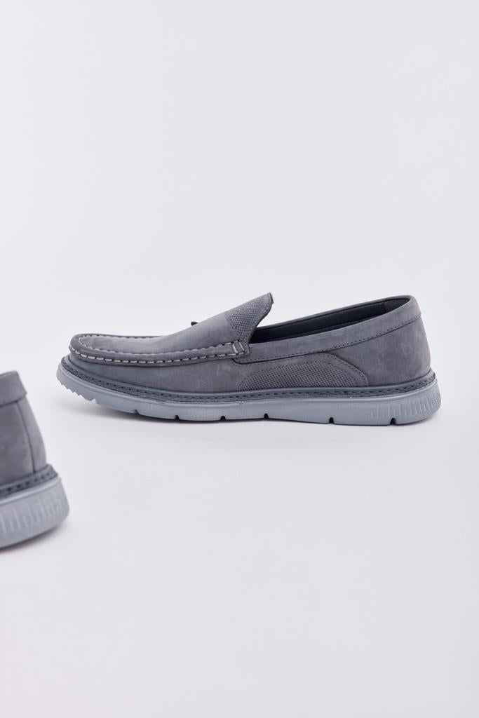 Hakiki Deri Nubuk Erkek Loafer Ayakkabı