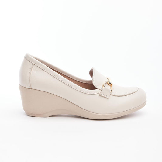 Genuine Leather Wedge Sole Women's Casual Shoes 