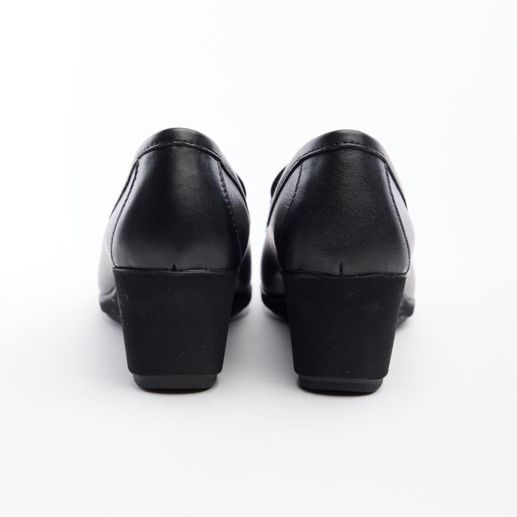 Genuine Leather Wedge Sole Women's Casual Shoes 