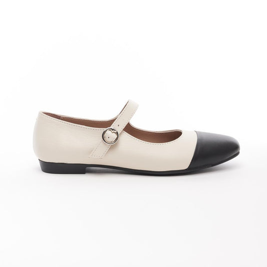 Genuine Leather Banded Women's Ballerinas 