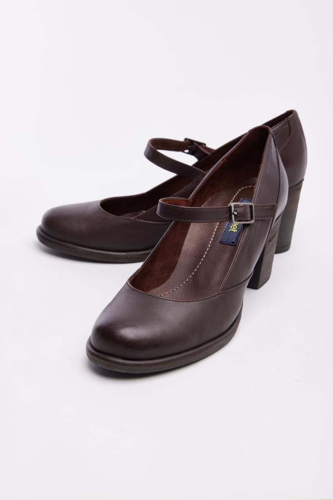 Genuine Leather Women's High Heel Shoes 