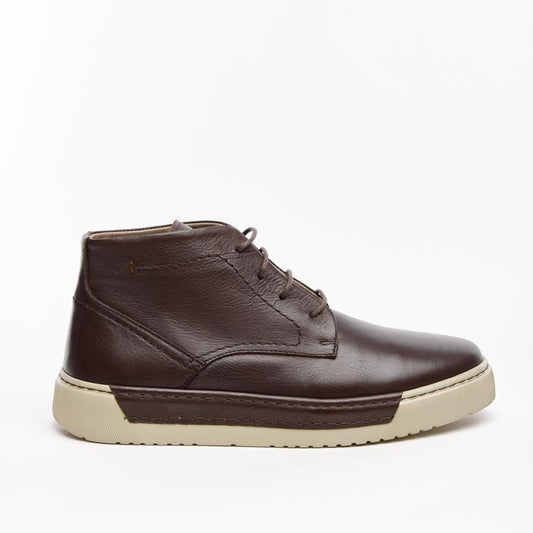 Genuine Leather Lace-Up Men's Boots 