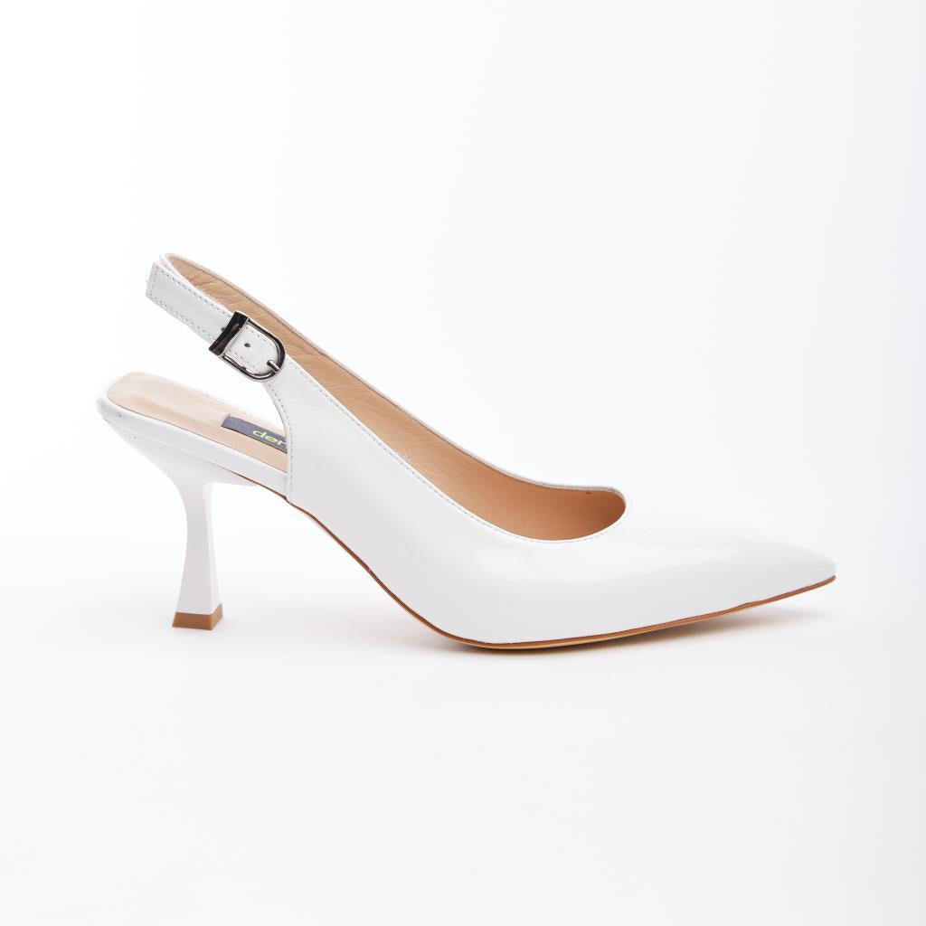 Genuine Leather Women's Patent Leather High Heel Shoes